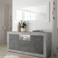 184x86x43 Sideboard in Grau zweifarbig - Faith^Wohnen Clearance