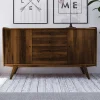 160x90x50 Sideboard in Nussbaumfarben lackiert - Nadelle^Wohnen Outlet