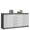 165x85x37 Sideboard in Weiß HG & Grau - Nancys^Wohnen Sale