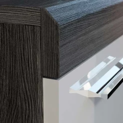 165x85x37 Sideboard in Weiß HG & Grau - Nancys^Wohnen Sale