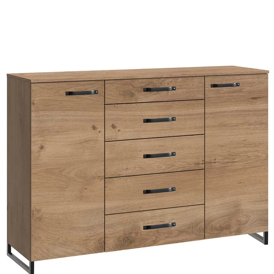 162x102x41 Sideboard mit 5 Schubladen & 2 Türen - Casai^Wohnen Clearance