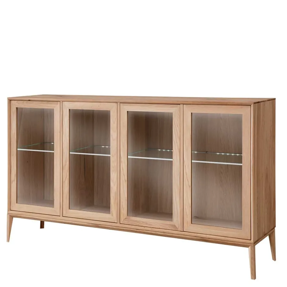 178x82x42 Sideboard mit Glastüren & LED Licht - Lamia^Wohnen Sale