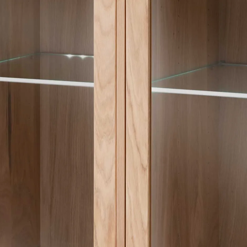 178x82x42 Sideboard mit Glastüren & LED Licht - Lamia^Wohnen Sale