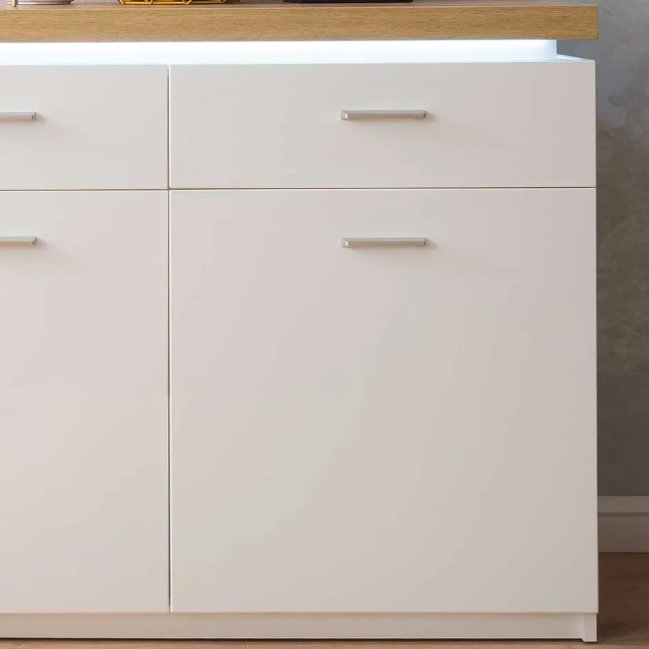 156x83x44 Sideboard mit LED Licht - Caldri^Wohnen