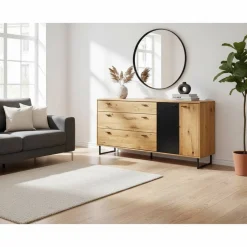 180x86x44 Sideboard mit Metall Bügelgestell - Flacona^Wohnen Outlet