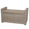 Wohnen 90x51x45 Sitztruhe aus Rattan Geflecht - Oleda