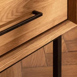 97x125x45 Skandi Highboard aus Wildeiche - Kerfa^Wohnen Discount