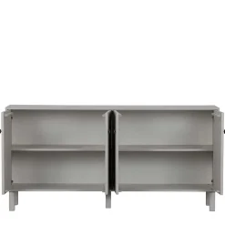 160x78x46 Skandi Sideboard 4-türig in Grau - Huvina^Wohnen Clearance