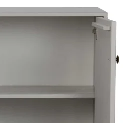 160x78x46 Skandi Sideboard 4-türig in Grau - Huvina^Wohnen Clearance