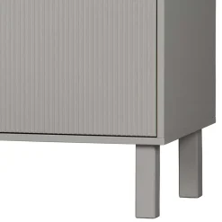 160x78x46 Skandi Sideboard 4-türig in Grau - Huvina^Wohnen Clearance