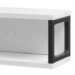 70x17x17 Stahl Wandregal in Weiß & Grau - Ismilav^Wohnen Online