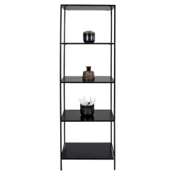 51x170x36 Stahlregal in Schwarz lackiert - Esbessa^Wohnen Discount