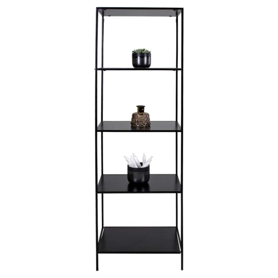 51x170x36 Stahlregal in Schwarz lackiert - Esbessa^Wohnen Discount