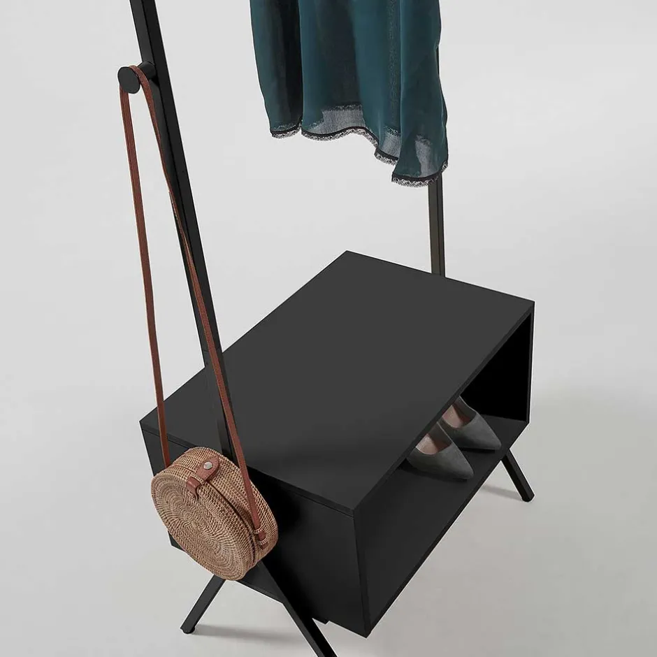 74x180x42 Standgarderobe mit Schuhablage - Bados^Wohnen New