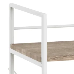 Wohnen 34x96x27 Standregal in Eiche hell & Weiß - Cepters