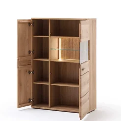 90x136x37 Stauraumvitrine als Highboard - Crupean^Wohnen New