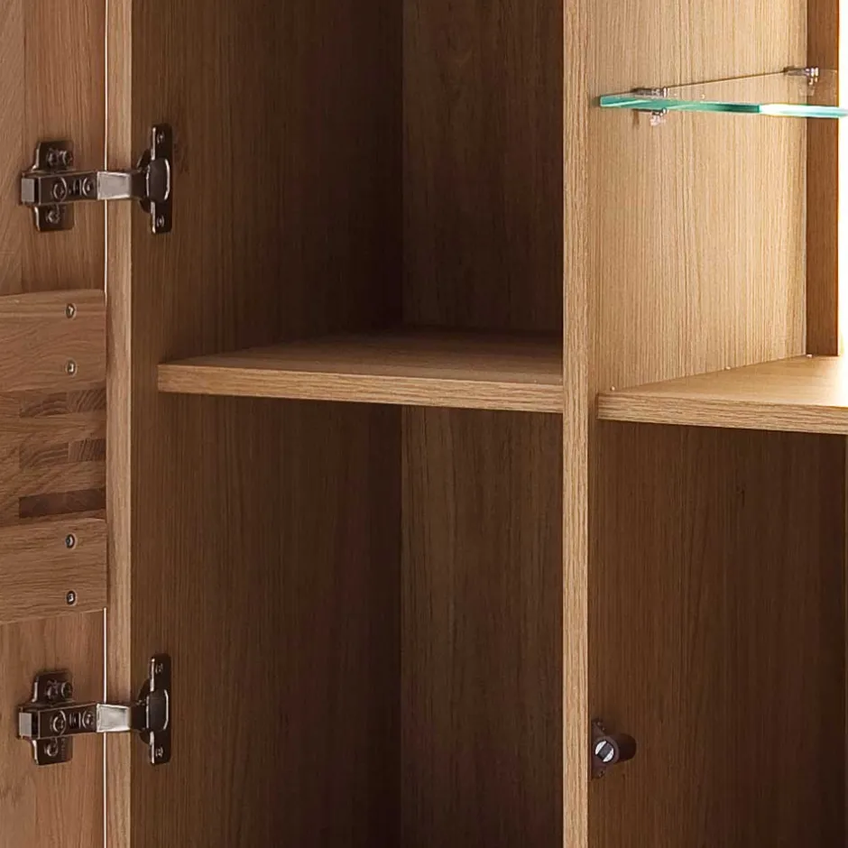 90x136x37 Stauraumvitrine als Highboard - Crupean^Wohnen New