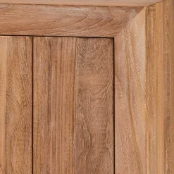 200x90x50 Teak Sideboard in Natur & Schwarz - Myons^Wohnen New