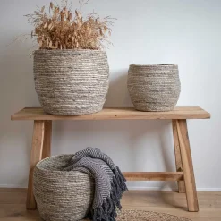 90x45x25 Teakholz Bank naturbelassen - Verdena^Wohnen Discount