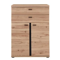 Wohnen 90x124x38 Teilmassiver Büroschrank modern - Emly