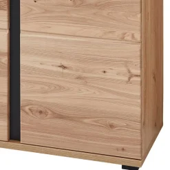 Wohnen 90x124x38 Teilmassiver Büroschrank modern - Emly