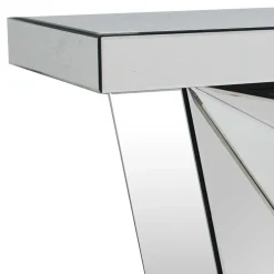 120x81x36 Tischkonsole aus Spiegelglas - Aknita^Wohnen Clearance