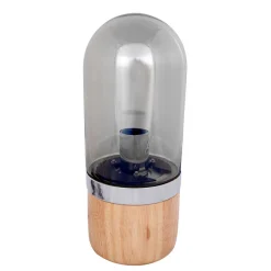 14x33x14 Tischleuchte aus Glas & Holz - Holly^Wohnen Hot