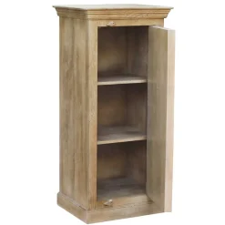 Wohnen 55x120x45 1-türige Hochkommode im Shabby Chic - Abid