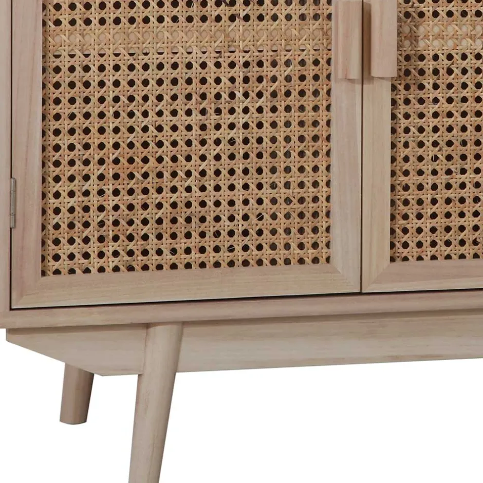 100x65x36 2-türige Kommode mit drei offenen Fächern - Oncinasa^Wohnen Online