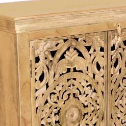 140x90x40 3-türige Kommode mit Schnitzerei - Runiasa^Wohnen Online