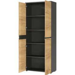 80x197x40 2-türiger Aktenschrank in Wildeiche Optik - Contrage^Wohnen Sale