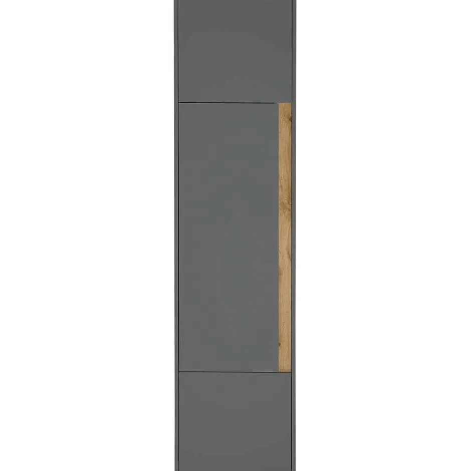 50x200x40 3-türiger Schrank in Anthrazit - Ahilav^Wohnen