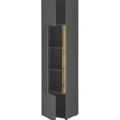 50x200x40 3-türiger Schrank in Anthrazit - Ahilav^Wohnen