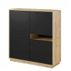 122x126x40 2-türiges Highboard mit Fach - Ilunas^Wohnen Best