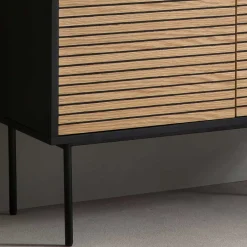 100x155x40 4-türiges Highboard mit offenem Fach - Varaba^Wohnen Clearance