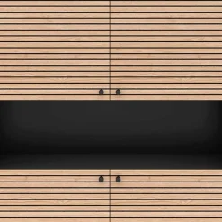 100x155x40 4-türiges Highboard mit offenem Fach - Varaba^Wohnen Clearance