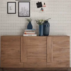 181x90x44 3-türiges Sideboard mit Sockelgestell - Basento^Wohnen