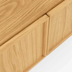 112x51x42 2-türiges TV Lowboard in Eiche - Ravilon^Wohnen New