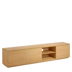 200x44x36 TV Board in Eiche Furnier - Elastian^Wohnen Outlet