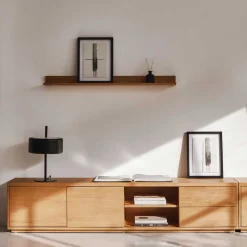 200x44x36 TV Board in Eiche Furnier - Elastian^Wohnen Outlet