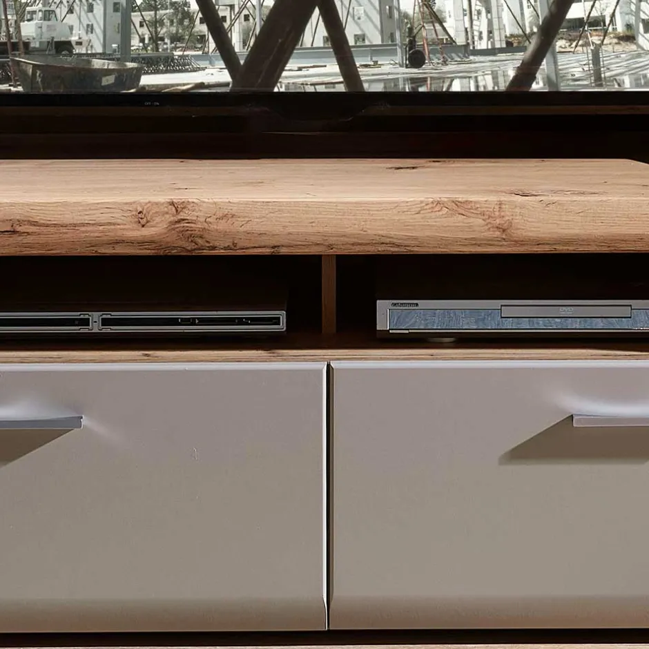 140x51x47 TV Element in Grau & Eiche - Fraguca^Wohnen Sale