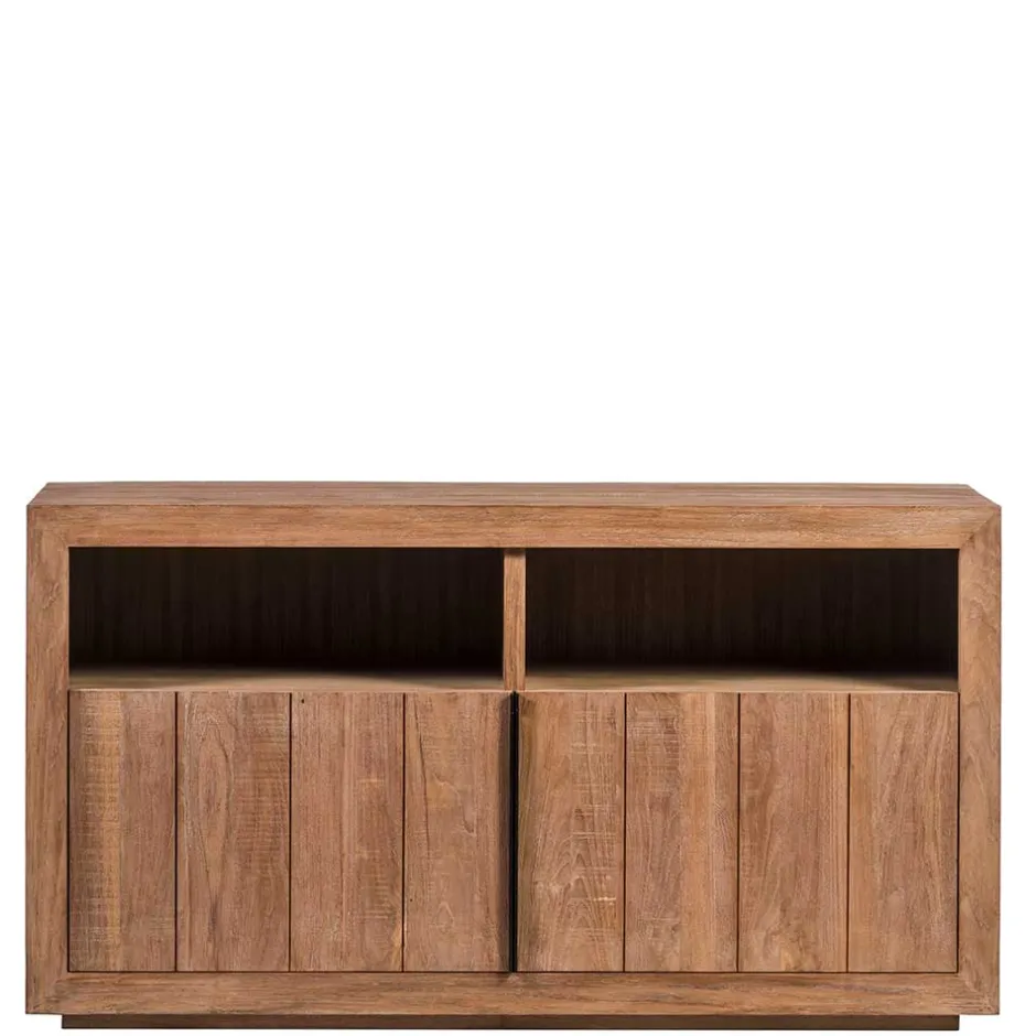 138x75x50 TV Kommode aus Teak Massivholz - Myons^Wohnen