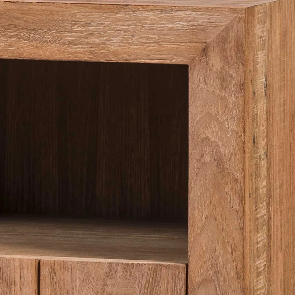 138x75x50 TV Kommode aus Teak Massivholz - Myons^Wohnen