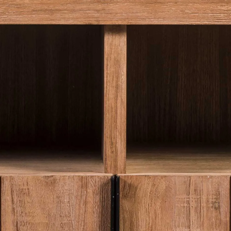 138x75x50 TV Kommode aus Teak Massivholz - Myons^Wohnen