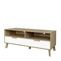 Wohnen 140x52x40 TV Kommode im Skandi Design - Justa