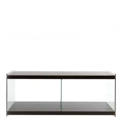 120x45x60 TV Lowboard in Walnuss & Transparent - Adlona^Wohnen Outlet