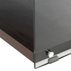 120x45x60 TV Lowboard in Walnuss & Transparent - Adlona^Wohnen Outlet