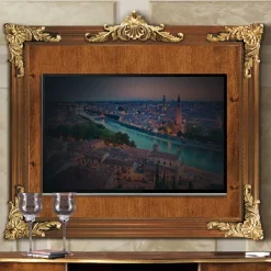 150x130x6 TV Wandpaneel im Itaiienischen Stil - Carlenna^Wohnen