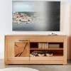 Wohnen 130x62x46 TV-Board aus Kernbuche Massivholz - Sarosca