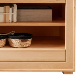 Wohnen 130x62x46 TV-Board aus Kernbuche Massivholz - Sarosca